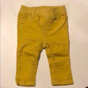 1969 Baby gap yellow jeggings